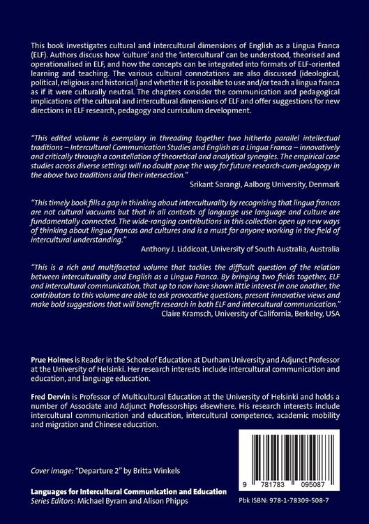 Produktbild: The Cultural and Intercultural Dimensions of English as a Lingua Franca