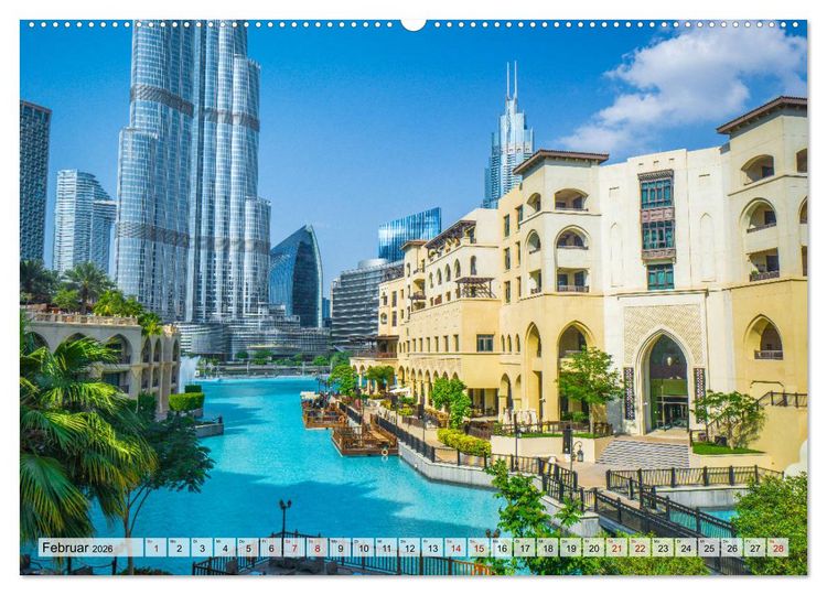 Produktbild: Dubai - Traumstadt der Scheichs (Wandkalender 2026 DIN A2 quer), CALVENDO Monatskalender