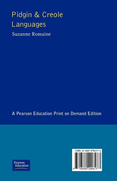 Produktbild: Pidgin and Creole Languages
