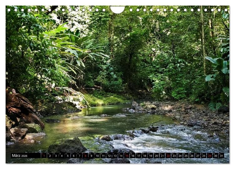 Produktbild: Costa Rica - Pure Lebensfreude (Wandkalender 2026 DIN A4 quer), CALVENDO Monatskalender