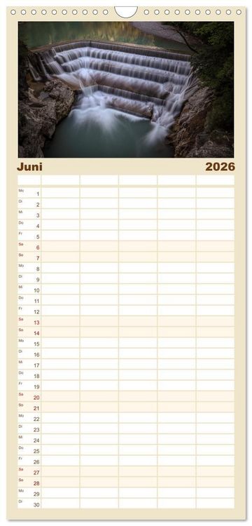 Produktbild: Familienplaner 2026 - Ostallg&auml;u - Zwischen Aggenstein und Forggensee mit 5 Spalten (Wandkalender, 21 x 45 cm) CALVENDO