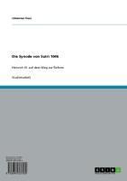 Produktbild: Die Synode von Sutri 1046