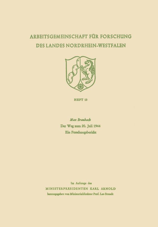 Produktbild: Der Weg zum 20. Juli 1944