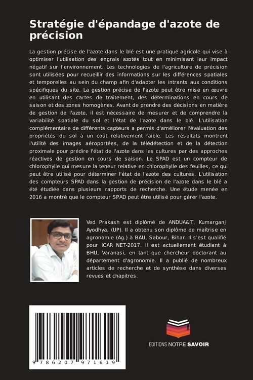 Produktbild: Strat&eacute;gie d'&eacute;pandage d'azote de pr&eacute;cision