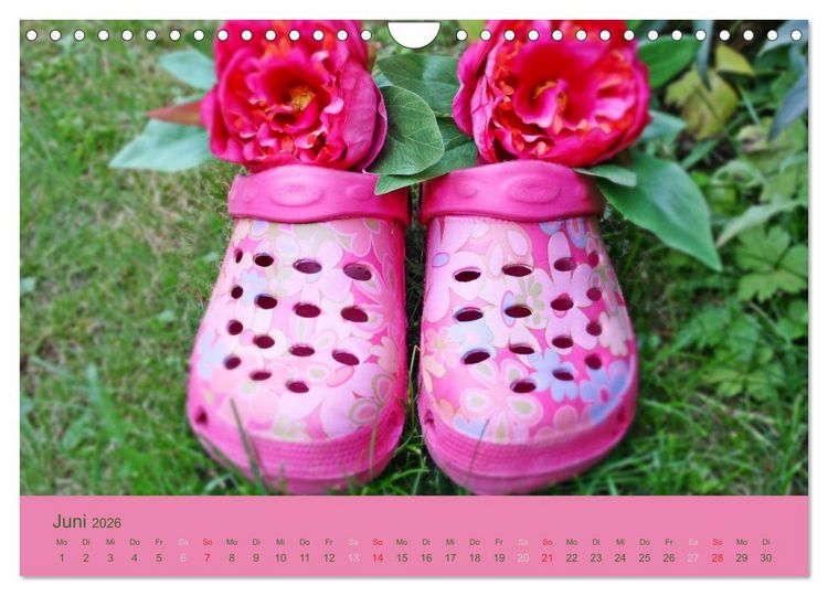Produktbild: Schuhe - Schritt f&uuml;r Schritt durch das Jahr (Wandkalender 2026 DIN A4 quer), CALVENDO Monatskalender