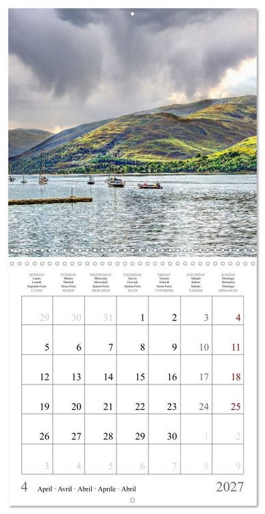 Produktbild: Scotland - Magical landscapes of the Highlands (Wall Calendar 2027 12 &times; 12 Inch) CALVENDO 12 Month Wall Calendar
