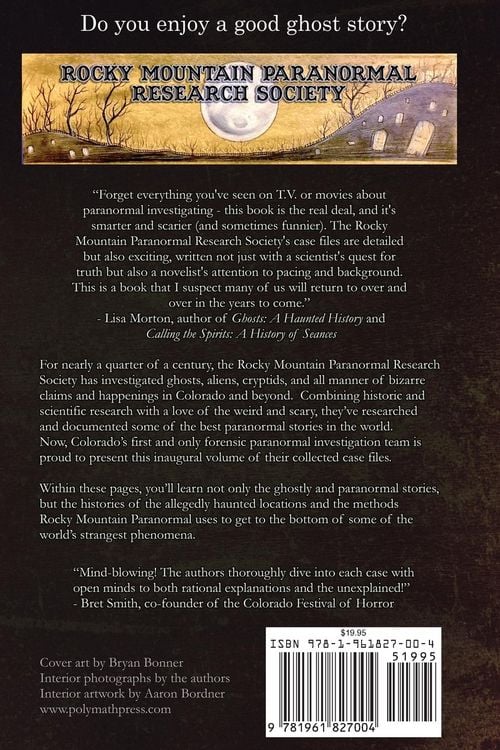 Produktbild: Case Files of the Rocky Mountain Paranormal Research Society Volume 1