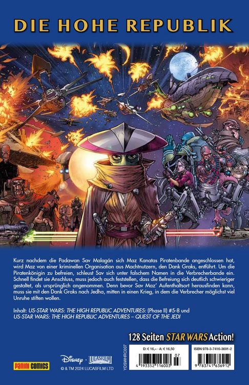 Produktbild: Star Wars Comics: Die Hohe Republik - Abenteuer