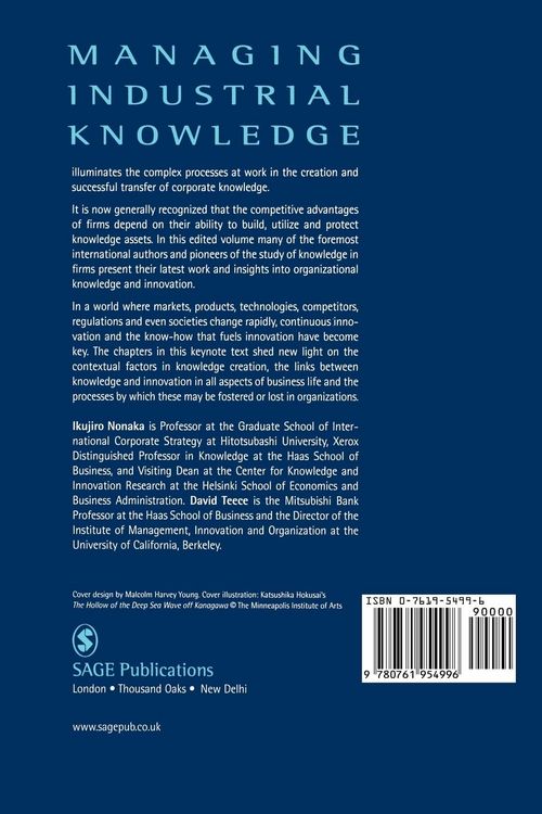 Produktbild: Managing Industrial Knowledge