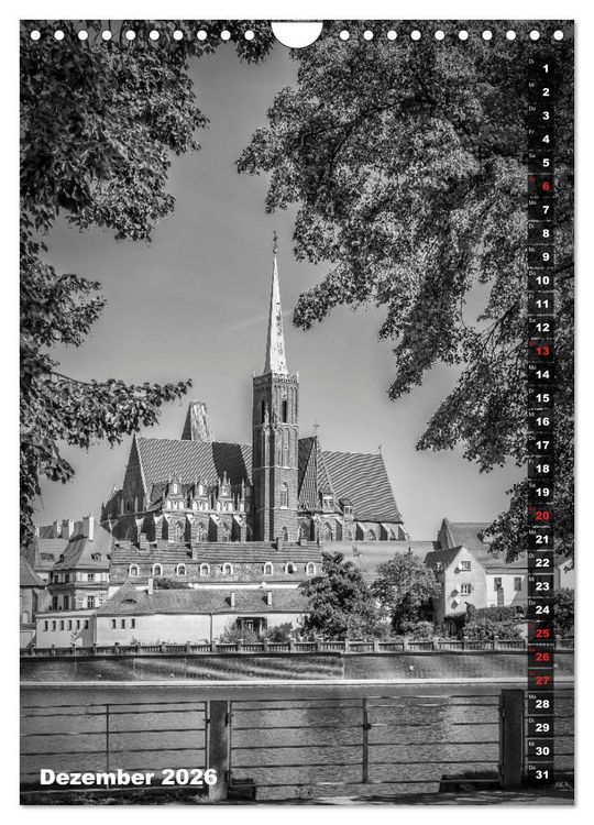 Produktbild: BRESLAU SCHWARZWEI&szlig; (Wandkalender 2026 DIN A4 hoch), CALVENDO Monatskalender