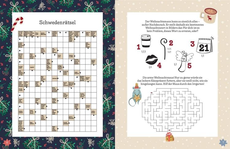 Produktbild: R&auml;tsel f&uuml;r die Weihnachtszeit I R&auml;tselbuch f&uuml;r Erwachsene