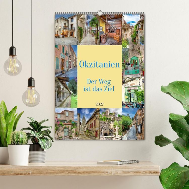 Produktbild: Okzitanien, Der Weg ist das Ziel (Wandkalender 2027 DIN A2 hoch), CALVENDO Monatskalender