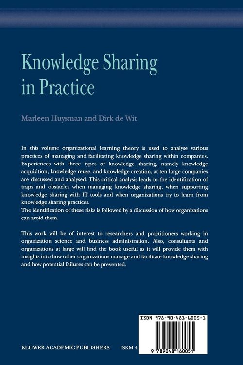 Produktbild: Knowledge Sharing in Practice