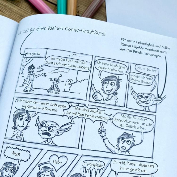 Produktbild: KoboldKroniken. Dein Comic-Zeichenbuch