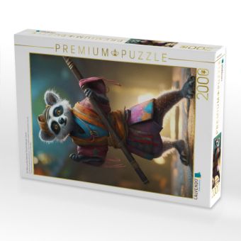 Produktbild: CALVENDO Puzzle Ein Motiv aus dem Kalender Tierische Samurai - Lemur | 2000 Teile Lege-Gr&ouml;&szlig;e 90x67cm Foto-Puzzle f&uuml;r gl&uuml;ckliche Stunden