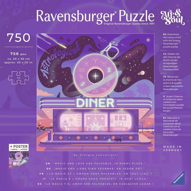 Produktbild: Erwachsenenpuzzle 750 Teile - Astrologisches Restaurant