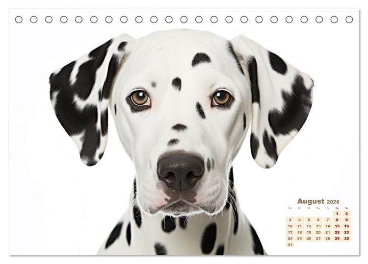 Produktbild: Wei&szlig;e Tierwelt (Tischkalender 2026 DIN A5 quer), CALVENDO Monatskalender