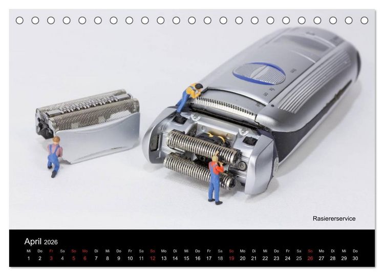 Produktbild: Tomatenmaler ... und andere Mini-Welten (Tischkalender 2026 DIN A5 quer), CALVENDO Monatskalender
