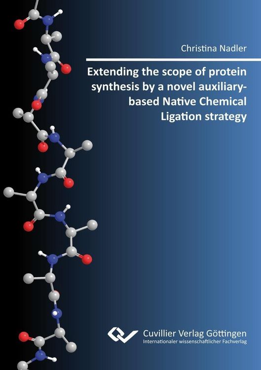 Produktbild: Extending the scope of protein synthesis by a novel auxiliary‐based Native Chemical Ligation strategy