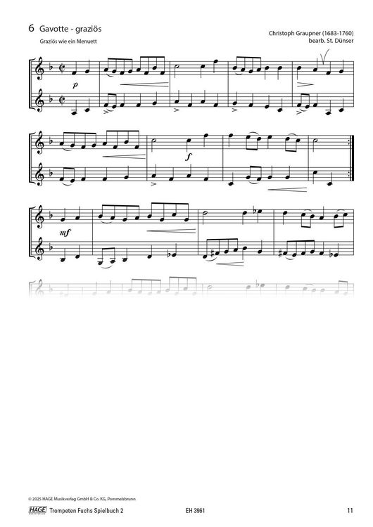 Produktbild: Trompeten Fuchs Spielbuch, Band 2