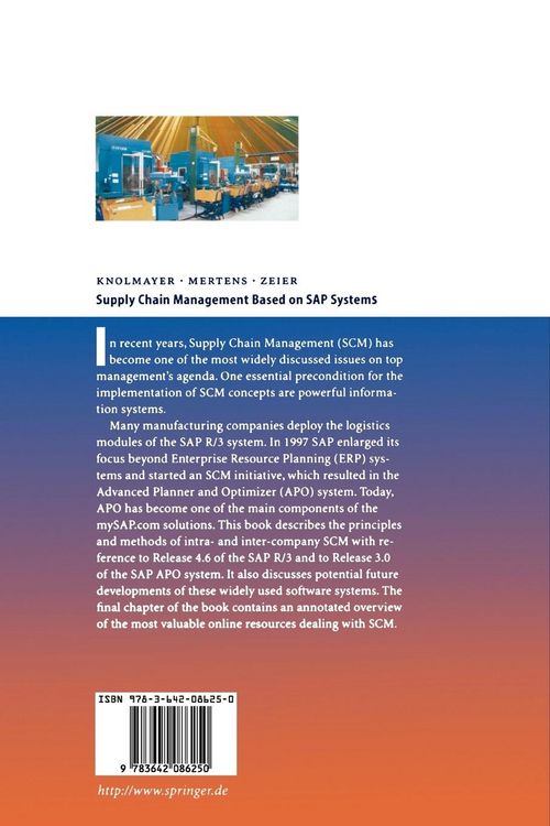 Produktbild: Supply Chain Management Based on SAP Systems