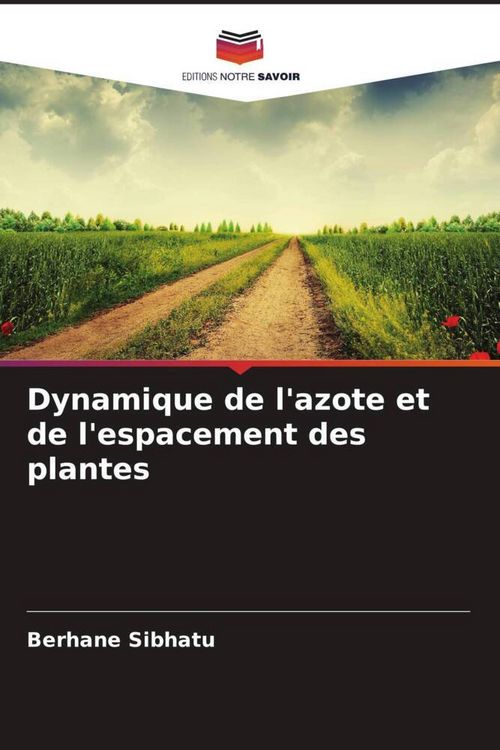 Produktbild: Dynamique de l'azote et de l'espacement des plantes