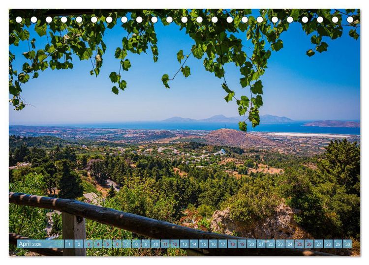 Produktbild: Insel Kos in Griechenland (Tischkalender 2026 DIN A5 quer), CALVENDO Monatskalender