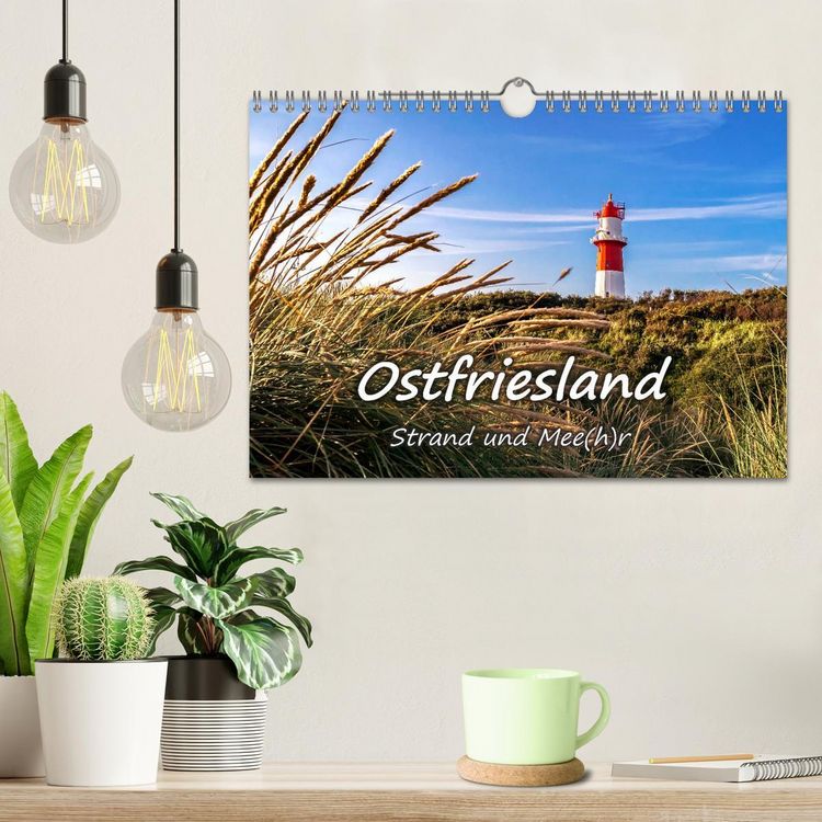 Produktbild: OSTFRIESLAND Strand und Mee(h)r (Wandkalender 2026 DIN A4 quer), CALVENDO Monatskalender