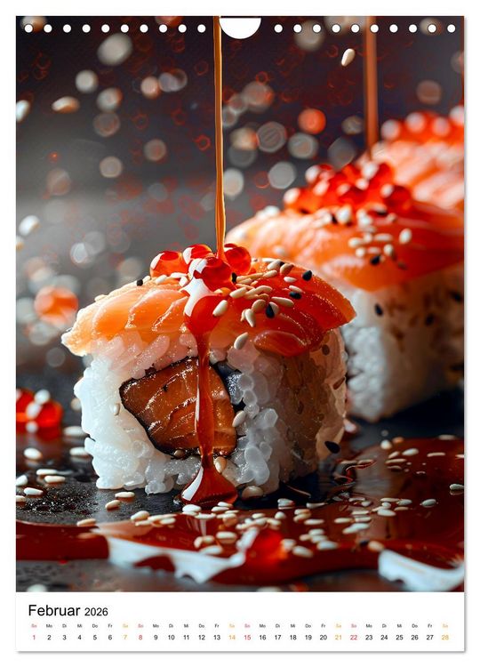 Produktbild: Sushi f&uuml;r Kenner (Wandkalender 2026 DIN A4 hoch), CALVENDO Monatskalender