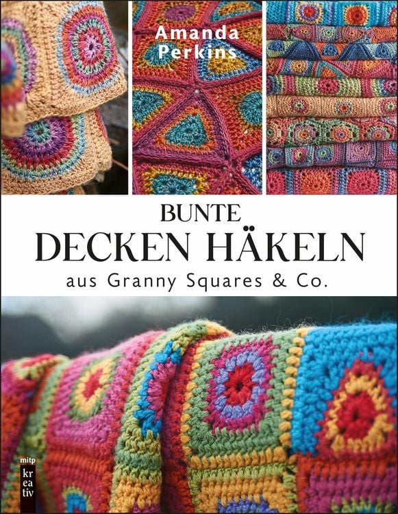 Bild vom Artikel Bunte Decken häkeln aus Granny Squares & Co. vom Autor Amanda Perkins