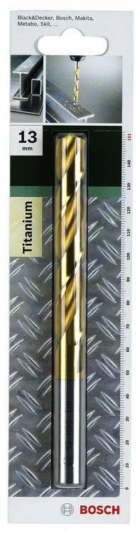 Produktbild: Bosch Accessories 2609255091 HSS Metall-Spiralbohrer 2.5 mm Gesamtl&auml;nge 57 mm TiN DIN 338 Zylinderschaft 1 St.
