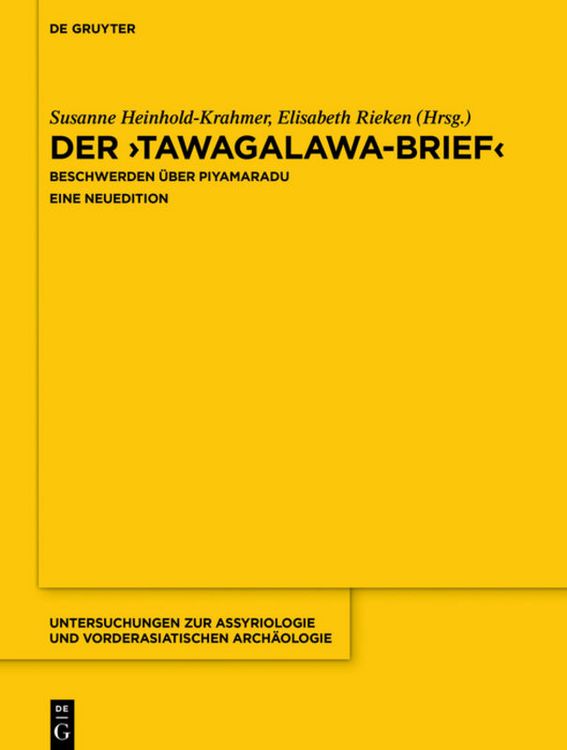 Produktbild: Der "Tawagalawa-Brief"