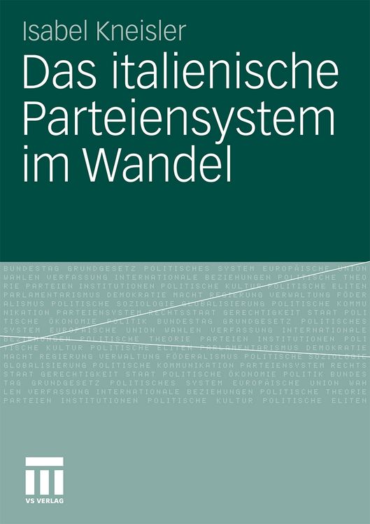 Produktbild: Das italienische Parteiensystem im Wandel