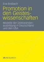 Produktbild: Promotion in den Geisteswissenschaften