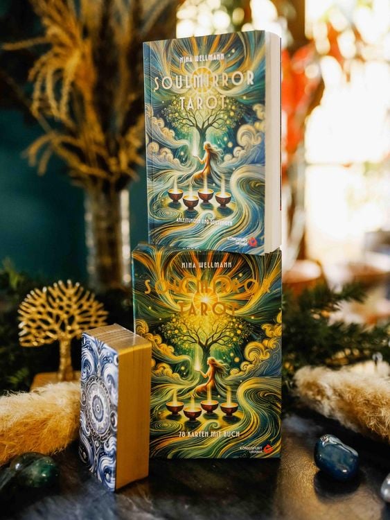 Produktbild: Soulmirror Tarot - 78 Karten mit Buch - (Soul Path, sensitive Tarotkarten)