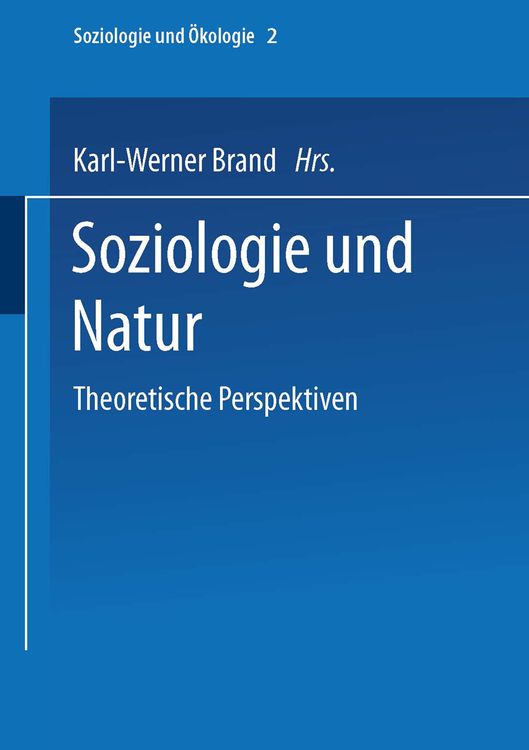 Produktbild: Soziologie und Natur