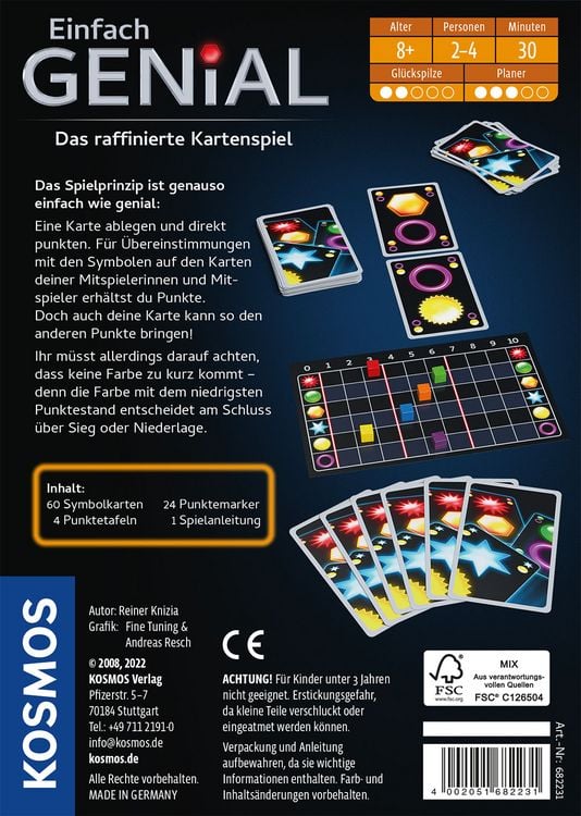 Produktbild: Einfach Genial Das Kartenspiel