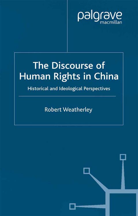 Produktbild: The Discourse of Human Rights in China