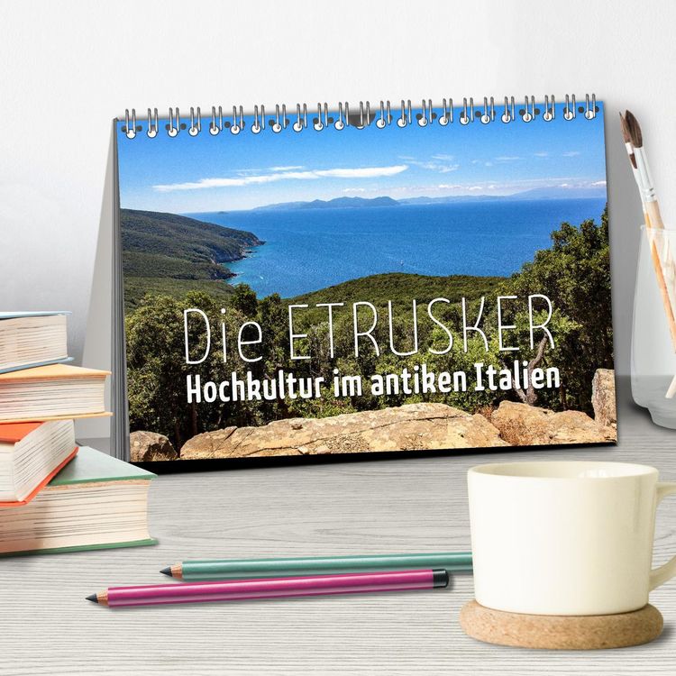 Produktbild: Die Etrusker &ndash; Hochkultur im antiken Italien (Tischkalender 2026 DIN A5 quer), CALVENDO Monatskalender