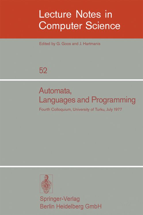 Produktbild: Automata, Languages and Programming