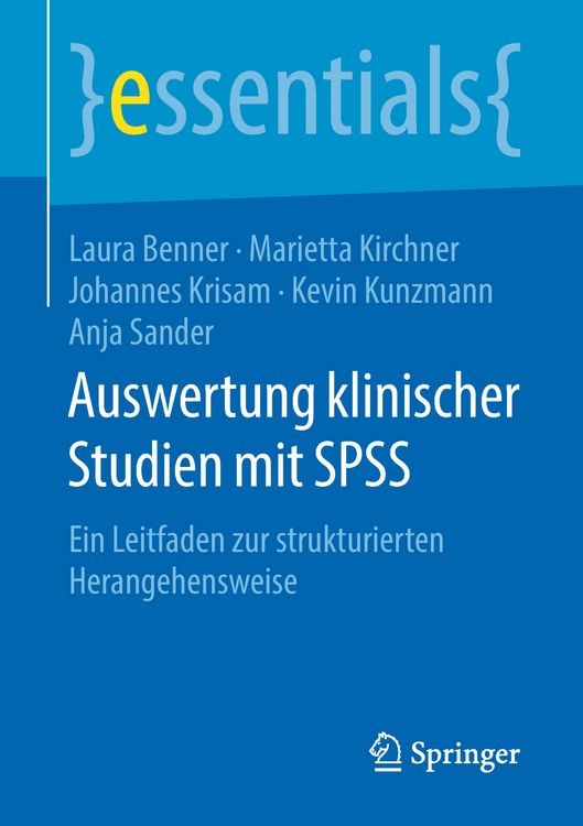 Produktbild: Auswertung klinischer Studien mit SPSS
