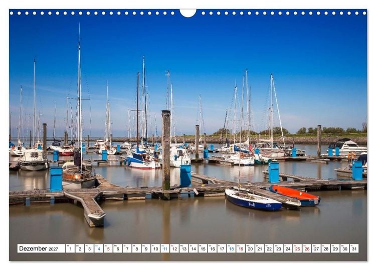 Produktbild: Die deutsche Nordseek&uuml;ste (Wandkalender 2027 DIN A3 quer), CALVENDO Monatskalender