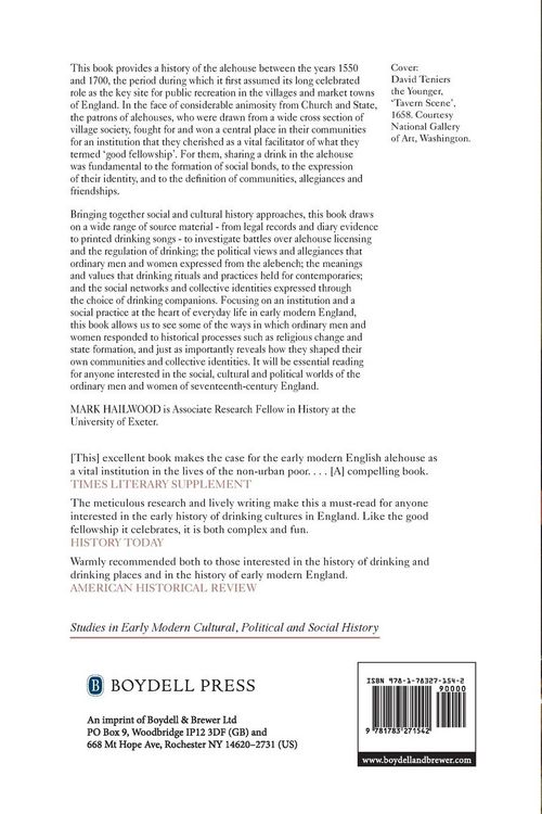 Produktbild: Alehouses and Good Fellowship in Early Modern England
