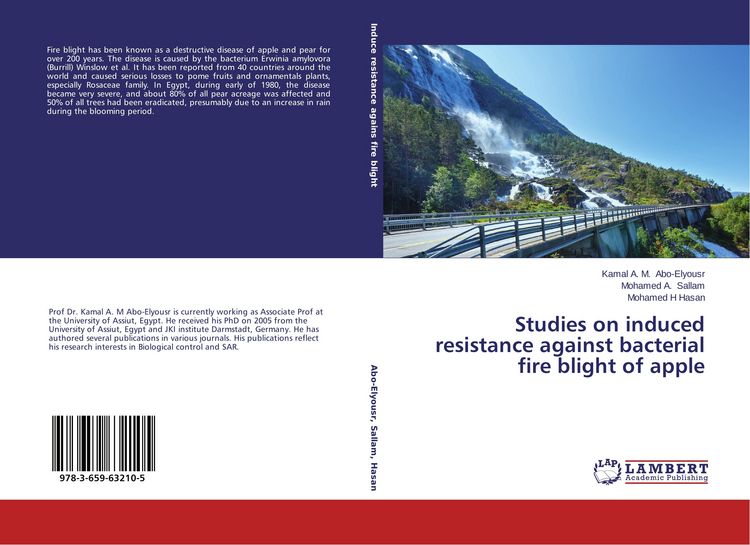 Produktbild: Studies on induced resistance against bacterial fire blight of apple