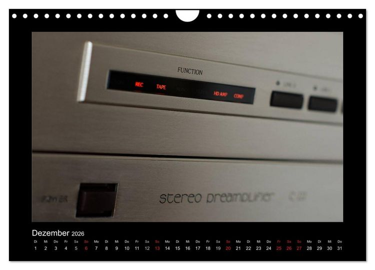 Produktbild: Hifi Visionen (Wandkalender 2026 DIN A4 quer), CALVENDO Monatskalender