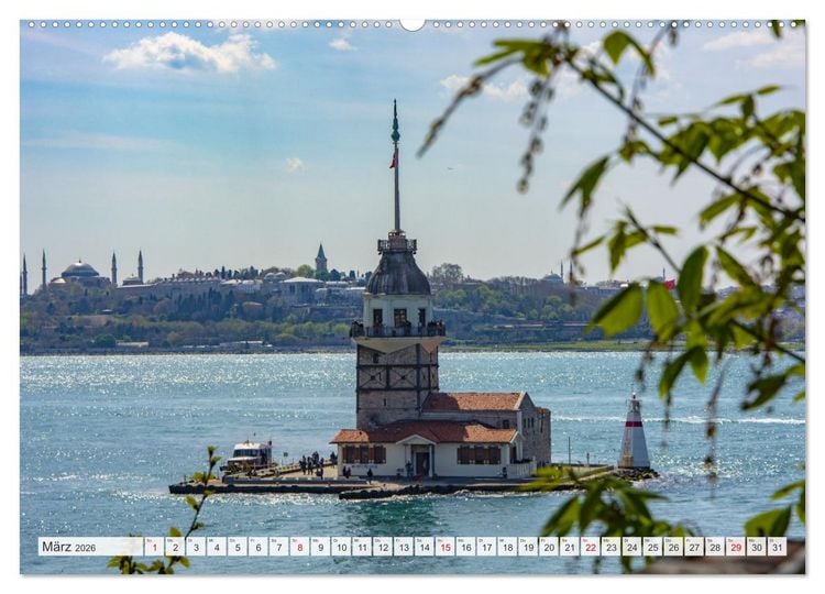 Produktbild: Istanbul - die quirlige Stadt auf zwei Kontinenten (hochwertiger Premium Wandkalender 2026 DIN A2 quer), Kunstdruck in Hochglanz
