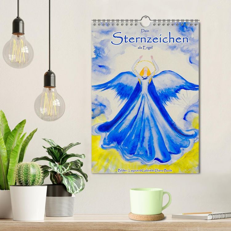 Produktbild: Dein Sternzeichen als Engel (Wandkalender 2026 DIN A4 hoch), CALVENDO Monatskalender