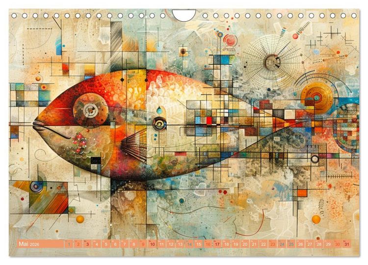 Produktbild: Nu abba Budder bei die Fische! (Wandkalender 2026 DIN A4 quer), CALVENDO Monatskalender