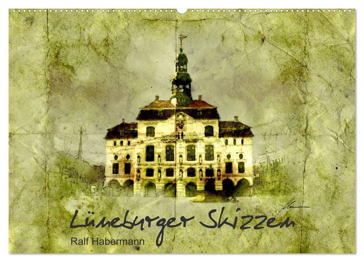 Produktbild: L&uuml;neburger Skizzen (Wandkalender 2026 DIN A2 quer), CALVENDO Monatskalender