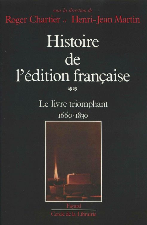 Produktbild: Histoire de l'&eacute;dition fran&ccedil;aise